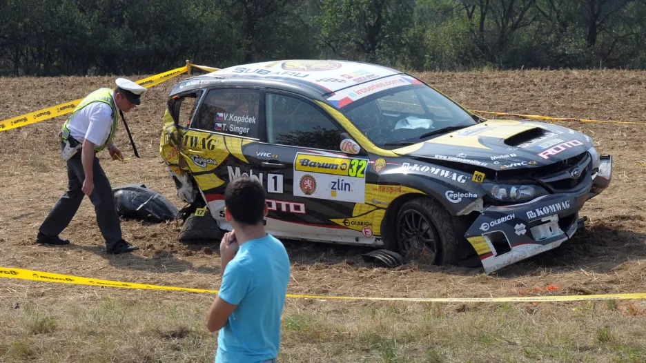 Nehoda na Barum rallye