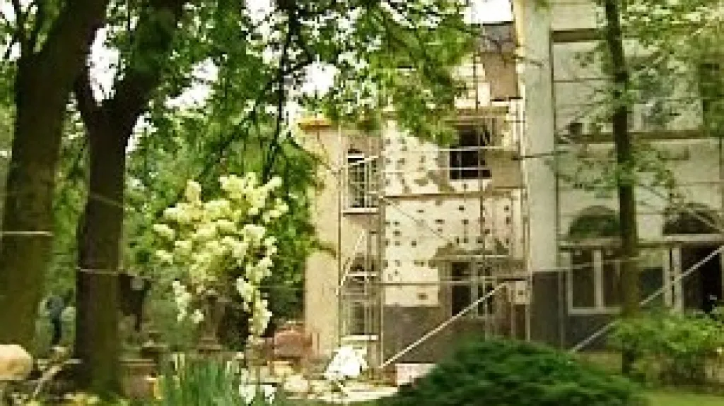 Jiránkova vila v rekonstrukci