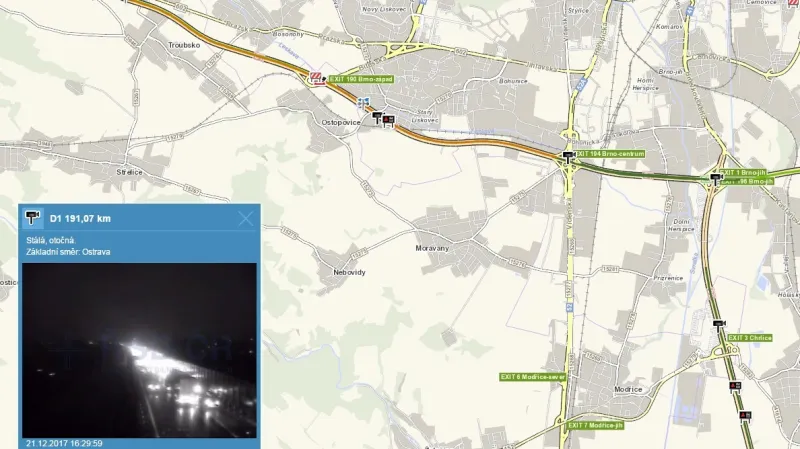 Nehoda na 190. km D1