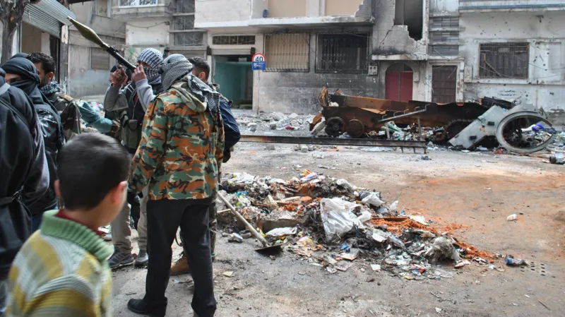 Sýrie - nepokoje v Homsu