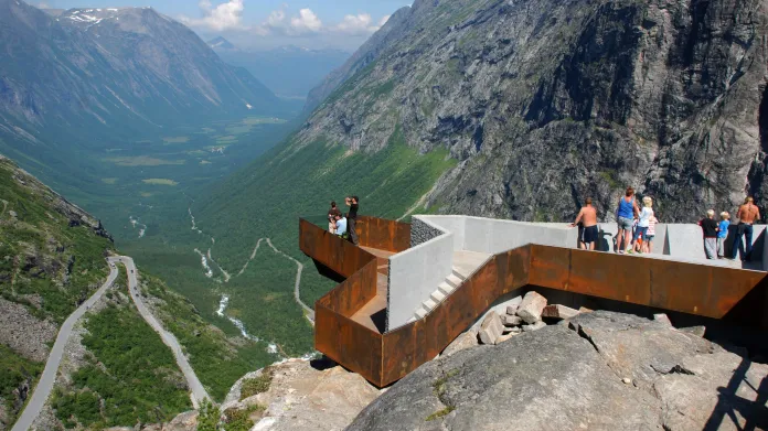 Trollstigen v Norsku