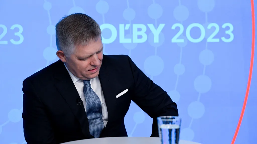Robert Fico v předvolební debatě stanice TA3