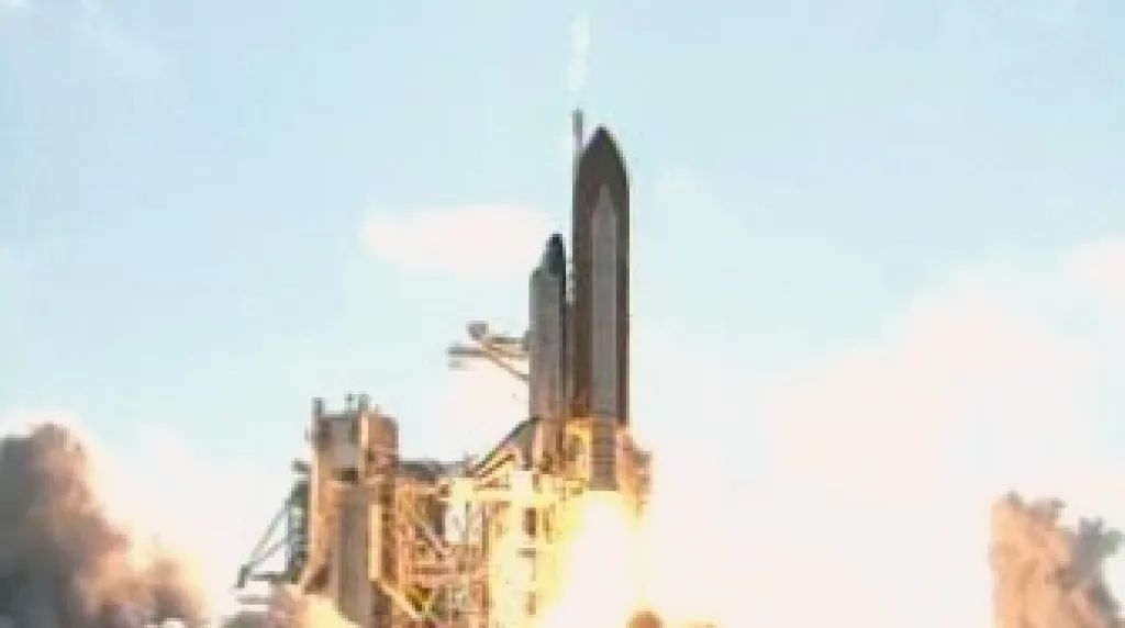 Start raketoplánu Discovery