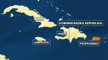 Mapa Karibiku