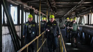 Horníci dolu ČSM sever