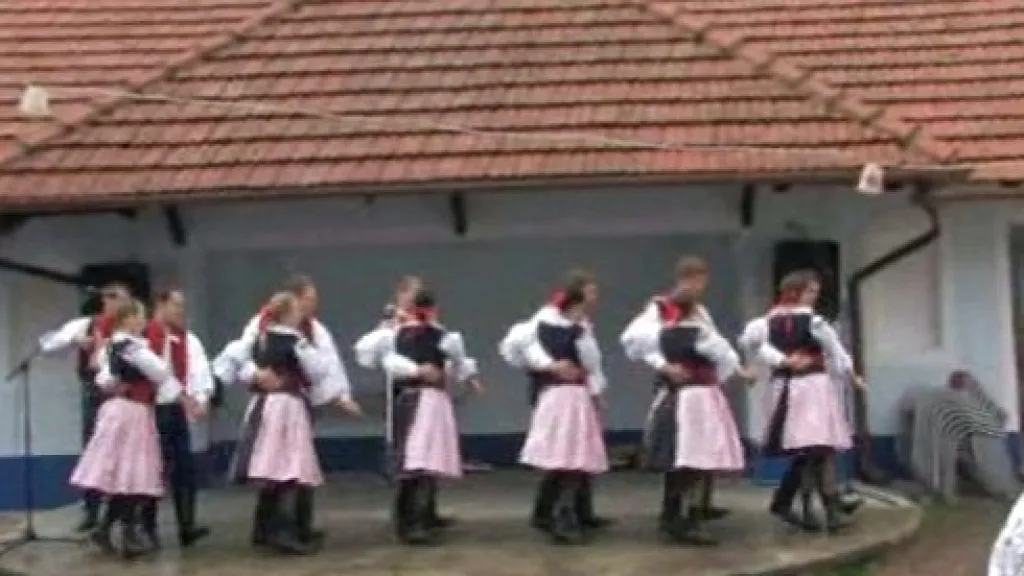 Tanečnice při vystoupení