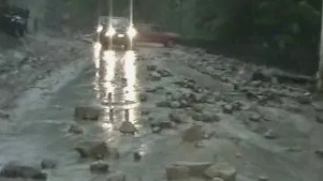 Silnice po záplavách