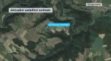 Letecké snímky polí okolo Jestřabí