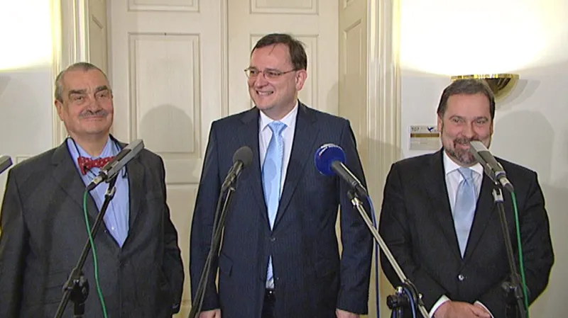 Šéfové koaličních stran