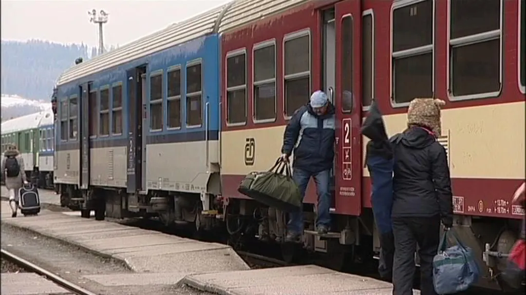 Problémy s tratí na Jesenicku