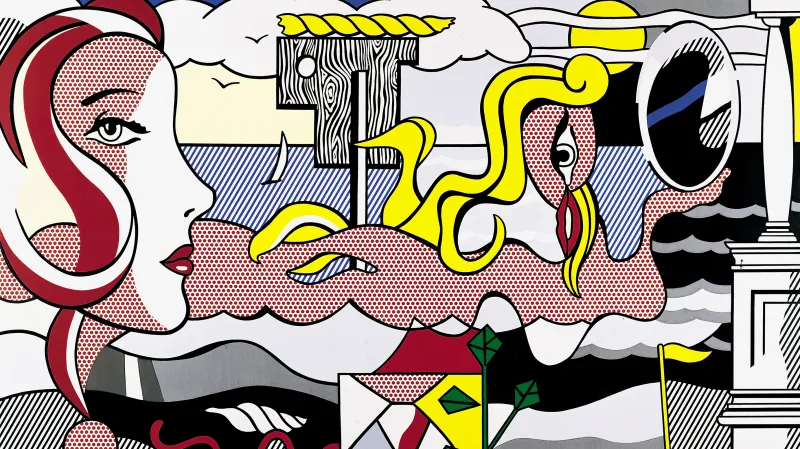 Z výstavy Roye Lichtensteina v Albertině