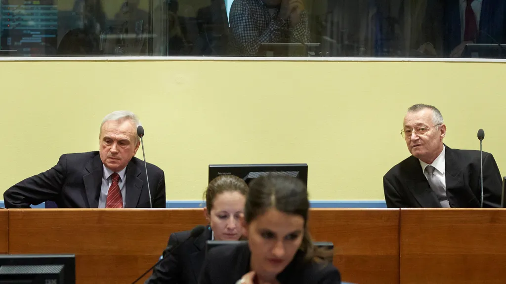 Jovica Stanišić (vlevo) a Franko "Frenki" Simatović