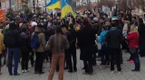 Proukrajinská demonstrace na Krymu