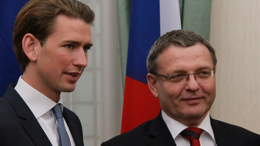 Sebastian Kurz a Lubomír Zaorálek