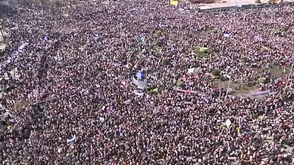 Egyptský \"milionový pochod\"