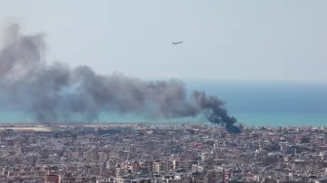 Bejrút v Libanonu po izraelském útoku, 17. března 2026