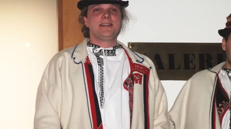 Z vernisáže výstavy obrazů "Zabijačka" v Boskovicích