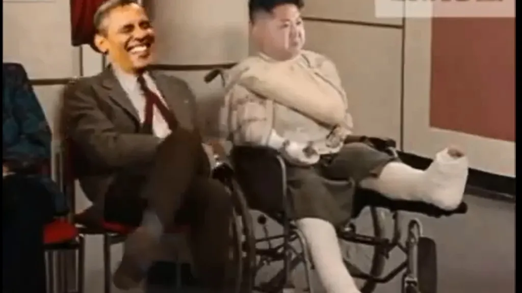 Video, které zesměšňuje severokorejského vůdce