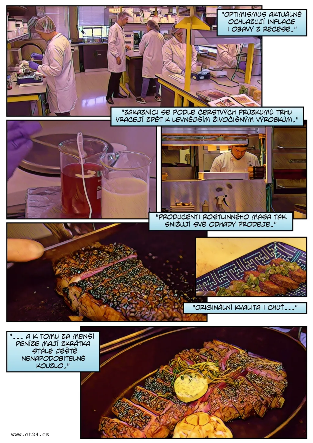 Šťavnatý steak kompletně bez masa