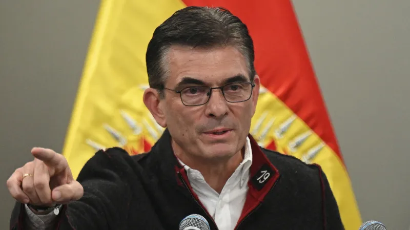 Bolivijský prezident Rodrigo Paz
