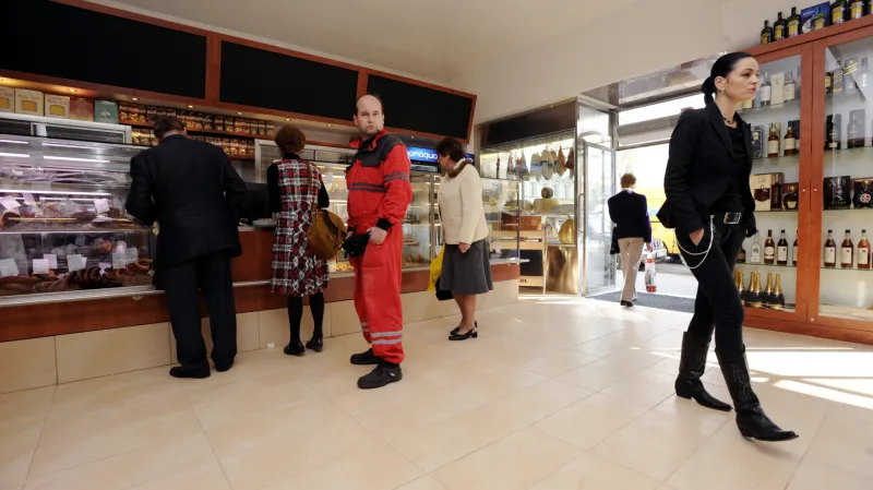 Lahůdkářství Jan Paukert na Národní třídě v Praze