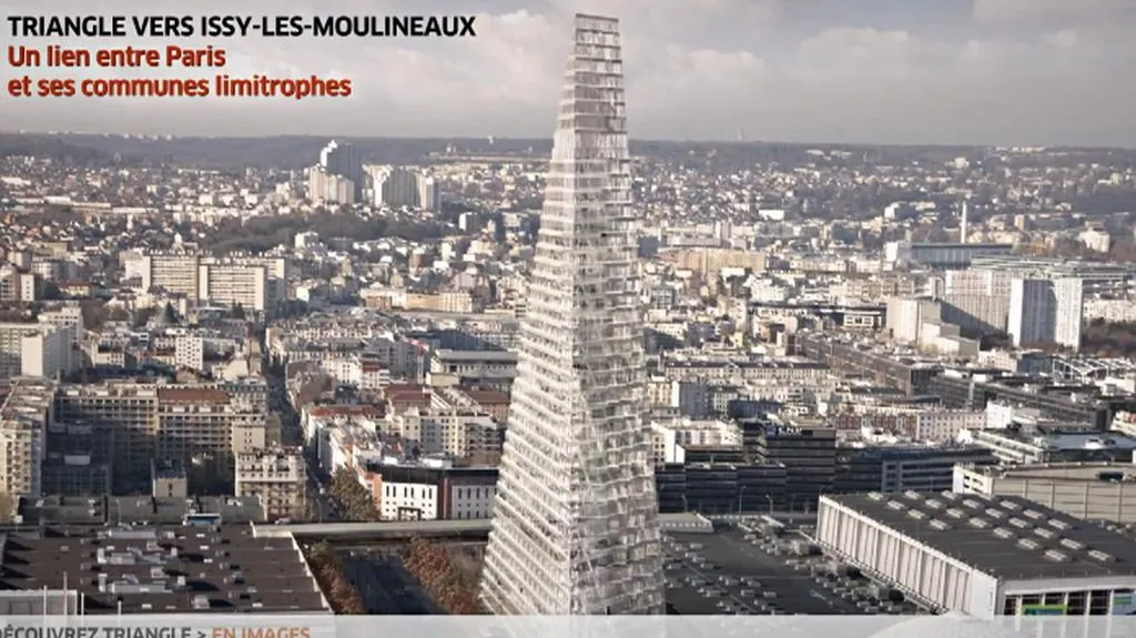 Nový pařížský mrakodrap ve tvaru pyramidy