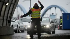 Kontrola na německo-polském hraničním přechodu Stadtbrücke (2024)