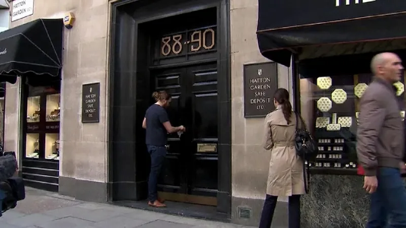 Úschovna šperků a cenin v Hatton Garden