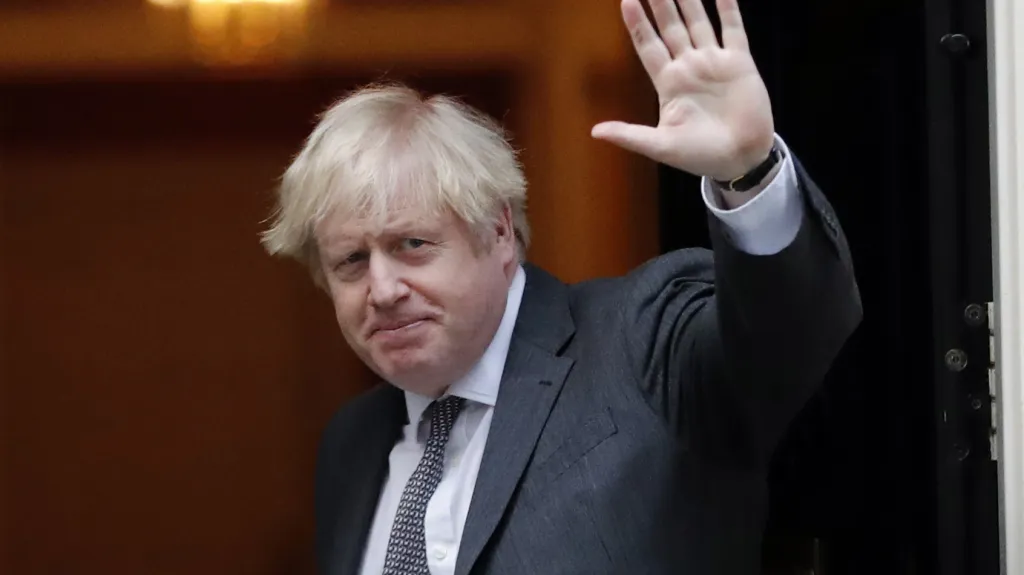 Britský premiér Boris Johnson