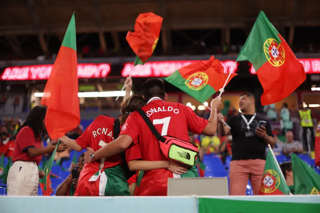 Fanoušci na letošním mistrovství světa ve fotbale v Kataru