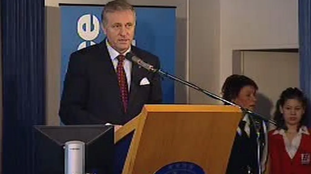 Mirek Topolánek v Ostravě