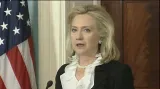Brífink Hillary Clintonové