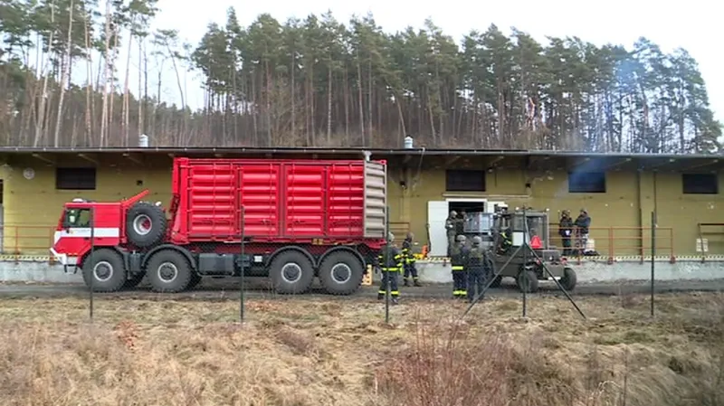 Odvoz munice z Vrbětic