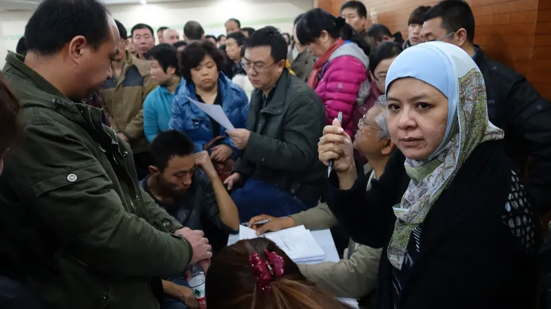 Příbuzní cestujících ze ztraceného letu MH370