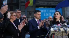 George Simion a Anamaria Gavrialová