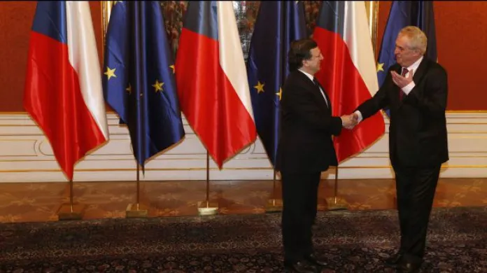 Barroso na Pražském hradě