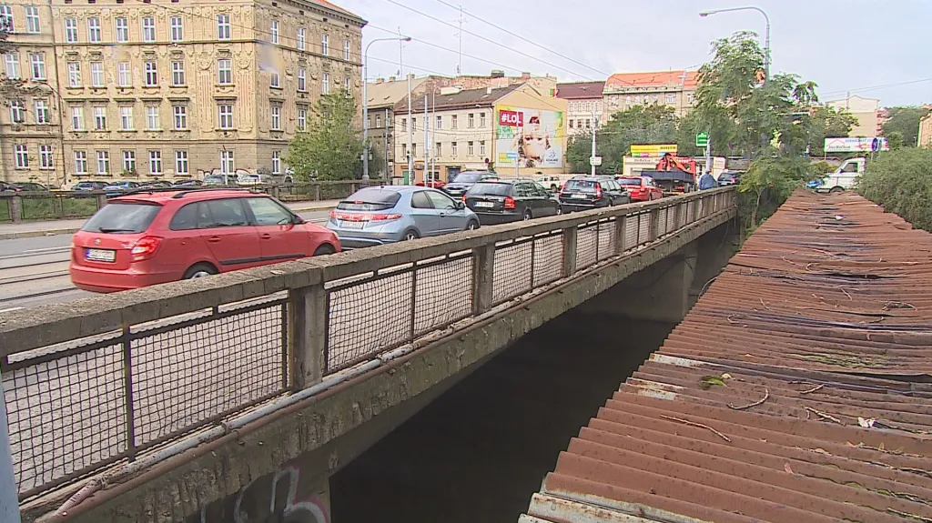 Most v Zábrdovické ulici v Brně
