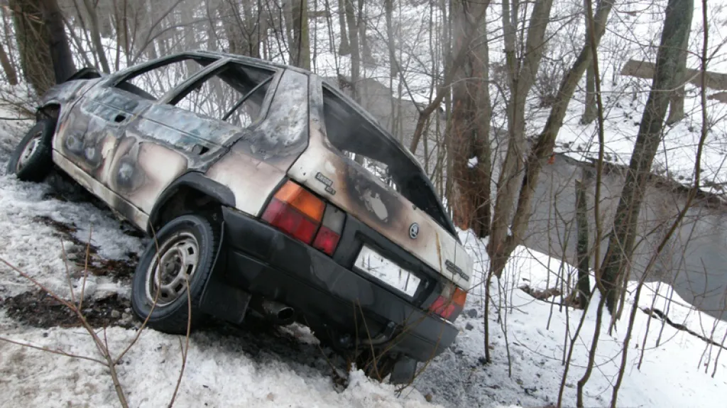 Automobil po nehodě