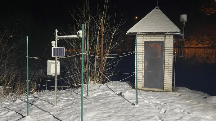 Automatická sněhoměrná stanice v Jablonci nad Jizerou