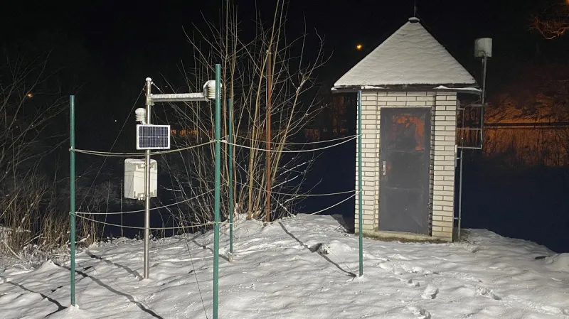 Automatická sněhoměrná stanice v Jablonci nad Jizerou