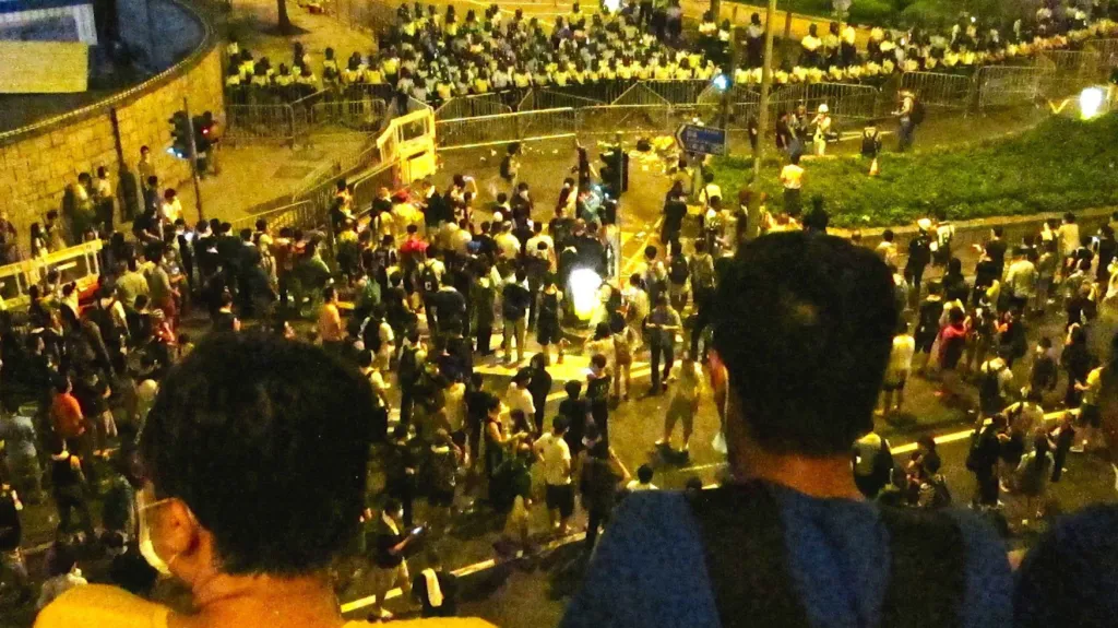 Protesty v Hongkongu
