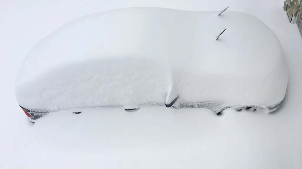 Washington pod sněhem