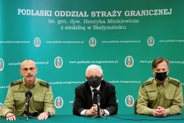 Kaczyński chce řešit krizi na hranicích novým zákonem a radikálním posílením armády