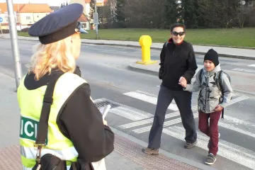 Preventivní dopravní akce Zebra v Boskovicích