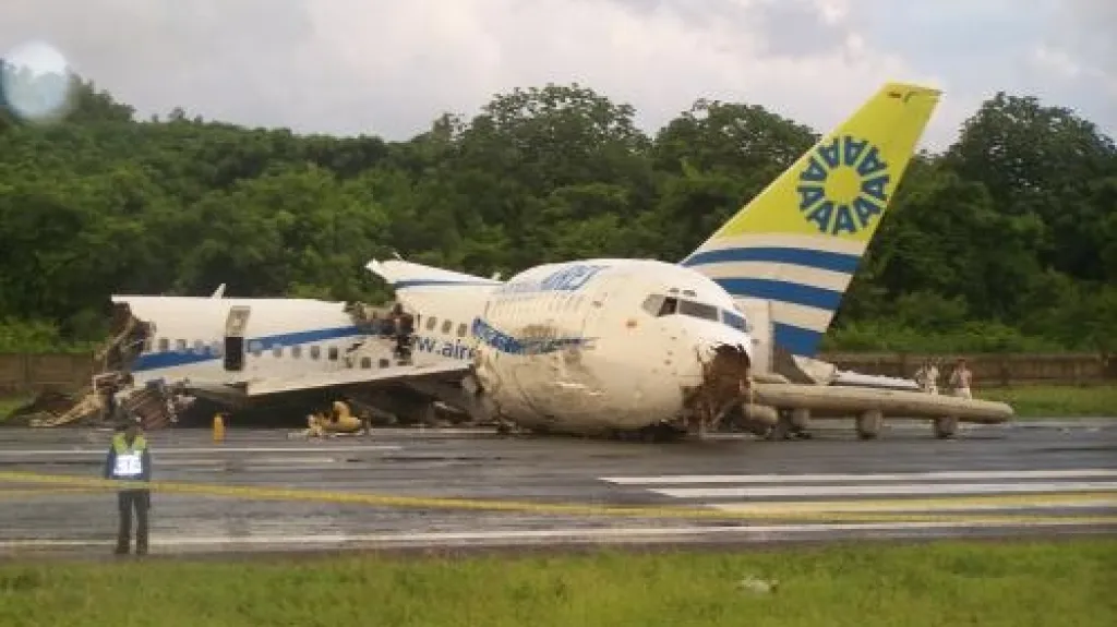 Nehoda letounu v Kolumbii
