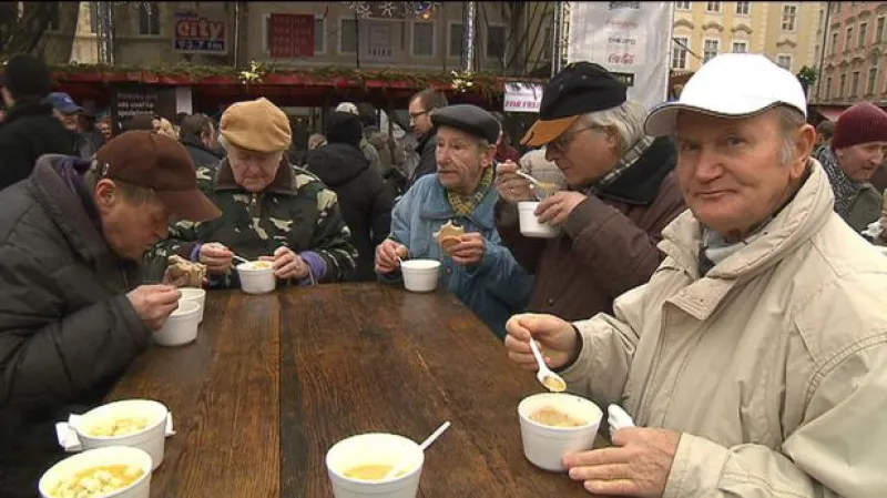 Štědrý den v českých městech