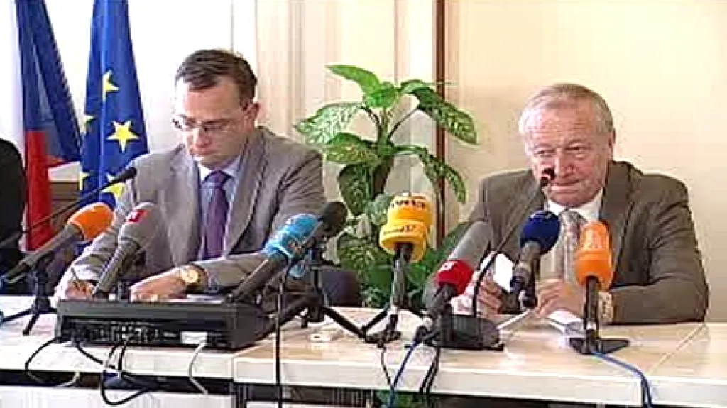Petr Nečas a Eduard Janota