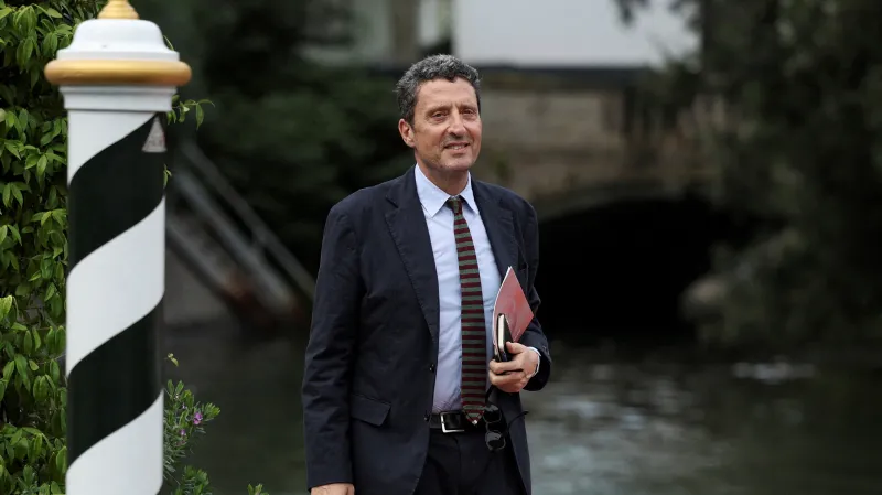 Prezident benátského bienále Pietrangelo Buttafuoco