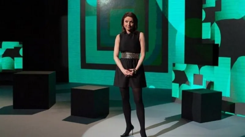 Jolana Voldánová - průvodkyně Teleautomatem zpravodajství a publicistiky