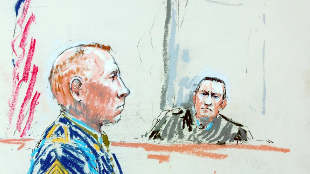 Robert Bales před soudem